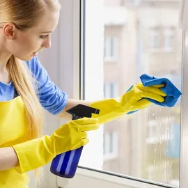 Relaxdays Sprühflasche Glas, 2er Set, 500 ml, nachfüllbar, Nebel & Strahl, Haarpflege, Reinigung, Zerstäuber, leer, blau