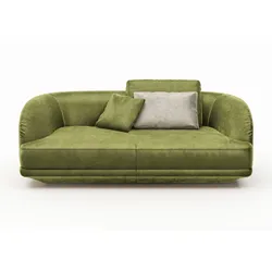 Segmüller Werkstätten Sofa "Miu" System Momoko Stoff Grün