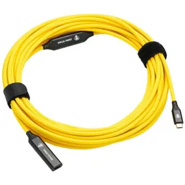 cobra tether USB-C auf USB-C 10 m Gelb