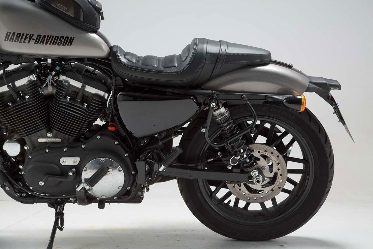 SW-Motech Harley Davidson Sportster, châssis latéral SLC - Noir - Esquerda