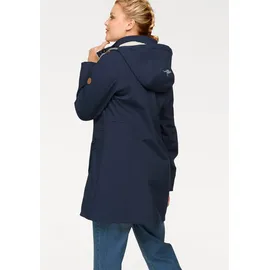 KangaROOS Softshelljacke KANGAROOS, Damen, Gr. 48, blau (marine), Softshell, Fellimitat: 100% Polyester. Obermaterial: 96% Polyester, 4% Elasthan.