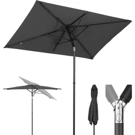 Sekey Balkonschirm 200 x 125 cm Grau