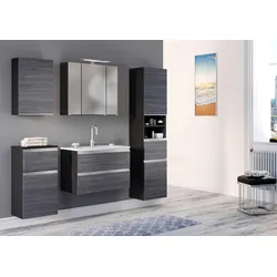Badezimmer in Silber/ Eichefarbe 'Arezzo'