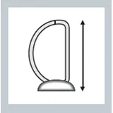 Leitz 6 LEITZ Präsentationsringbücher 4-Ringe weiß 5,0 cm DIN A4