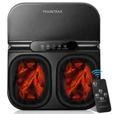 Mountrax Fußmassagegerät mit Wärme, Elektrisches Fußmassagegerät bei Plantarfasziitis und Neuropathie, 3D-Kneten, Rollen & Luftkompression, Geschenk für Männer/Frauen/Oma und Opa, Bis Schuhgröße 46