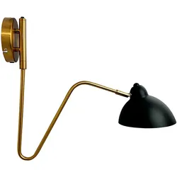 DybergLarsen - Futura Wandleuchte Black/Brass - cm - 40 cm