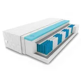 Federkernmatratze Matratze MED+ Memory Visco 23 cm H3 9 zonen 90 x 200 cm, KingMatratzen, 23 cm hoch