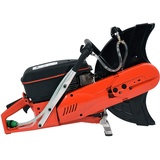 Yato Profi Benzin Trennschleifer | Ø 400mm | 4KW | 4000 Watt | 5,44 PS | 93,6 cm3 | 145mm Schnitttiefe | Nass- und Trockenschnitt | Motorflex Motor Trennschleifer Asphalttrenner