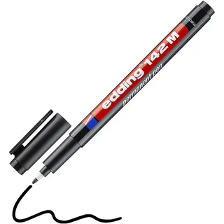 edding Folienschreiber 142 M 1 mm Schwarz