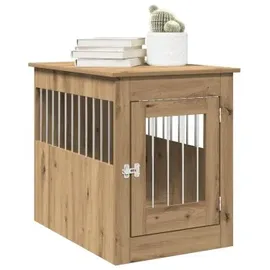 vidaXL Hundekäfig im Möbelstil 80 x 55 cm braun