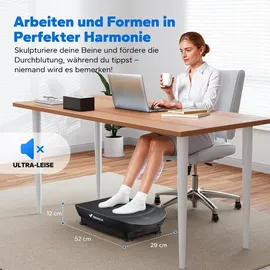 Merach Vibrationsplatte Schwarz