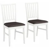 Home affaire Esszimmerstuhl Ruanda Küchenstuhl (Set, 2 St), im 2er, 4er oder 6er-Set, Holzstuhl braun