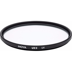 Hoya UX II UV Filter (58 mm, UV-Filter), Objektivfilter, Schwarz
