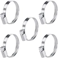 POPPSTAR Schlauchschellen Edelstahl 32-50mm mit Bandbreite 9mm, W2-Qualität (5