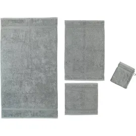 Rhomtuft Waschhandschuh 16 x 22 cm grau