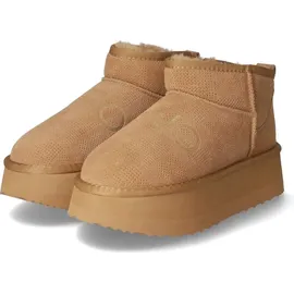 Liu•Jo LiuJo Damen Winterstiefeletten/ Ankle Boot JANE 01 Braun Rauleder Größe: 39 - Braun