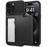 Spigen Slim Armor CS Hülle Kompatibel mit iPhone 15 Pro -Schwarz