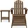 vidaXL Adirondack 40 x 45 x 40 cm Braun