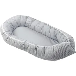 Ullenboom Kuschelnest Waffelpiqué uni 55x95 cm, grau