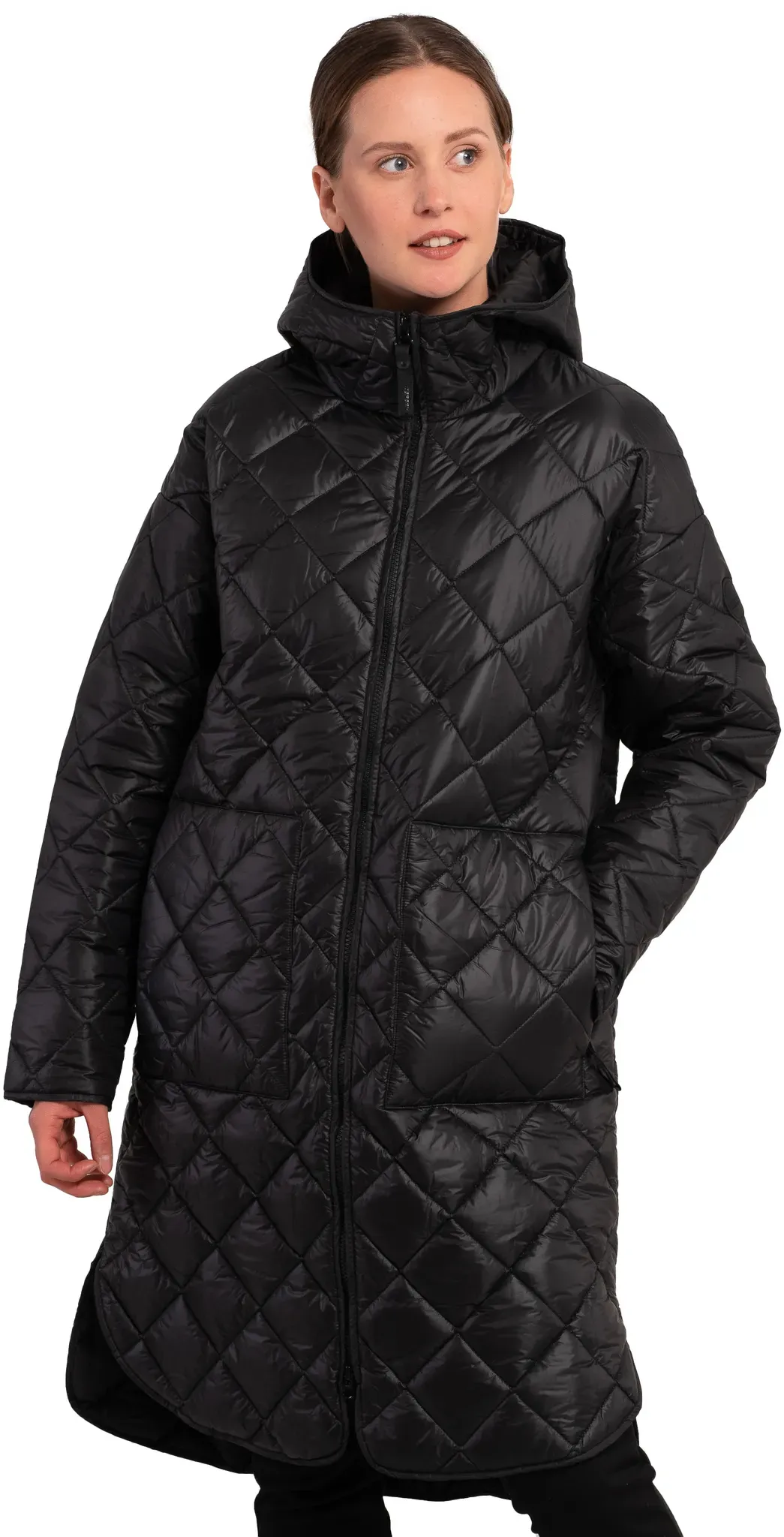 Icepeak Steppmantel »AALEA«, mit Markenpatch am Oberarm Icepeak BLACK 38
