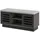 Costway Schuhbank 100 x 46 x 35 cm 2 in 1 Sitzbank & Schuhregal 6 Fächer / Grau/Dunkelgrau