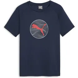 PUMA ACTIVE SPORTS Graphic Tee CLUB NAVY - 176