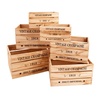 Holzkiste Champagner 34 x 24 x 18 cm