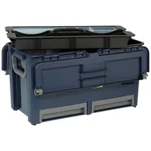 RAACO Werkzeugkoffer Compact 47 7 Einsteckfächer blau 54,0 x 29,6 x 29,2 cm