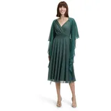 Vera Mont Chiffonstola mit Volant Dark Emerald,L | L