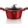 Berlinger Haus BH/1256N Metallic Line Burgundy Kasserolle in Rot mit Deckel Topf Durchmesser 20 cm