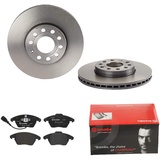 Brembo BREMSSCHEIBEN Ø288mm + BREMSBELÄGE VORNE FÜR VW GOLF 6 5K1 TOURAN AUDI A3