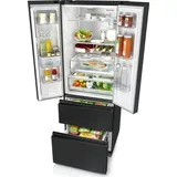 Hisense RF632N4WFE1, Freistehend, French door, Schwarz, 2 Tür(en), Berührung, LED - Schwarz