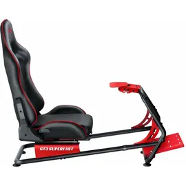 Oplite GT3 Superfast V2 Cockpit Schwarz/Rot