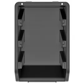 Prosperplast Lagercontainer Kunststoff - schwarz