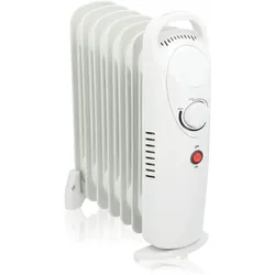 Alpina Elektroheizung 850W Ölradiator Heizung weiß 7 Rippen