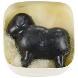 Saling Schafmilchseife Schwarzes Schaf in Holzdose