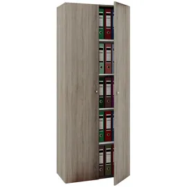 VCM Mehrzweckschrank Vandol 70 x 178 x 40 cm Eiche