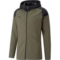 Puma Herren teamCUP Casuals Kapuzenjacke, Grünmoos, 3XL