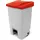 BRB-Lagertechnik Rolleimer 80 l Grau/Rot