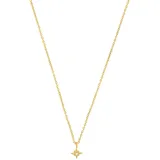 Amor Damen Kette mit Anhänger 2032783 925er Sterling Silber, gold