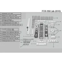ABUS FT-Drehgriff, für Stangenschloss, FOS550+FKS208, Kunststoff, braun)