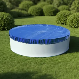 Evolution Pool-Abdeckplane Rund blau 550 cm