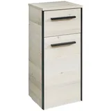 Vito Unterschrank ALOMI, Polar Pinie Dekor - B 30 cm - 1 Tür - 1 Schublade