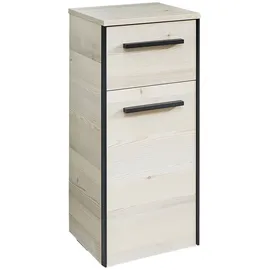 Vito Unterschrank ALOMI, Polar Pinie Dekor - B 30 cm - 1 Tür - 1 Schublade