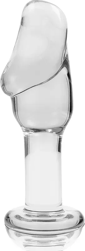 Nebula - Modell 6 Analplug Borosilikatglas Klar 12.5 cm -o- 4 cm - Transparent