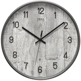 Filius Funkwanduhr Funk-Quarz Dunkelgrau grau