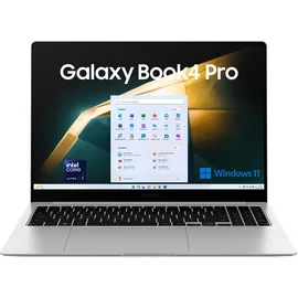 Samsung Galaxy Book4 Pro 16, Platinum Silver, Core Ultra 7 155H, 32GB RAM, 512GB SSD, DE (NP964XGK-KS1DE)