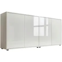 BMG Möbel Sideboard Mailand Set 2 158 x 73 x 33 cm Weiß