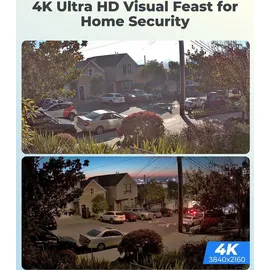 Reolink 4K Smarte PoE Überwachungskamera Aussen mit Personen-/Autoerkennung, Micro SD Kartensteckplatz, IR Nachtsicht, Zeitraffer, Fernzugr...