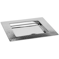 Fink LAZIO Tablett - edelstahl - 2x24x24 cm